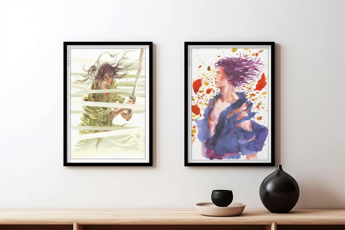 Vagabond - Autumn & Spring (Set of 2) - Art Only - Black Frame