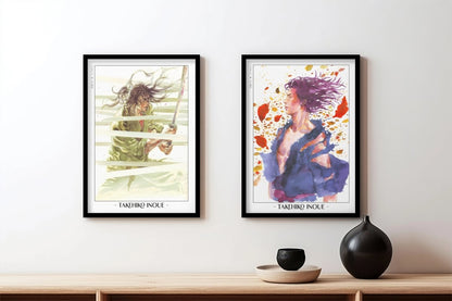 Vagabond - Autumn & Spring (Set of 2) - Artist Name - Black Frame