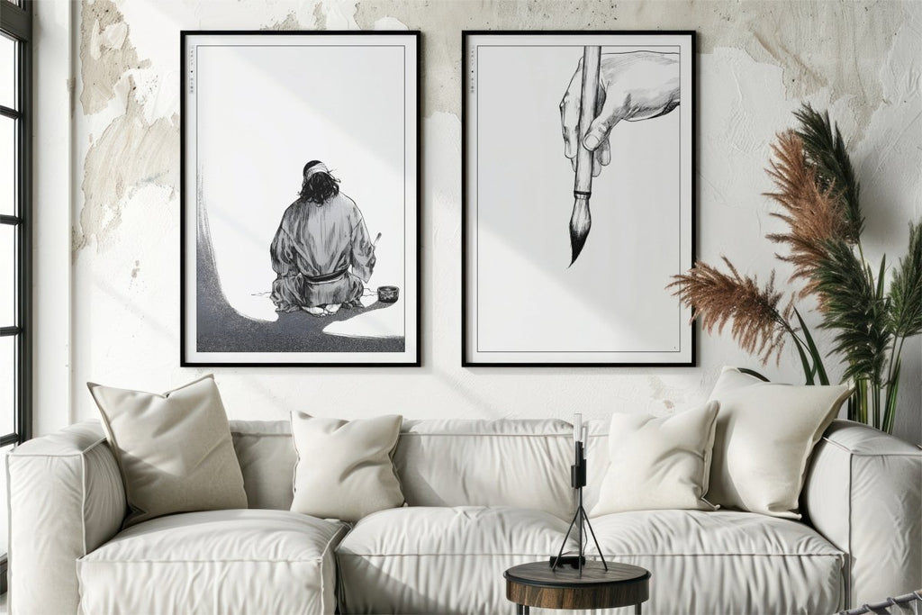 Vagabond - Way of the Pen (Set of 2) - Art Only with Decor