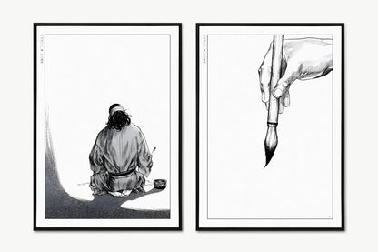 Vagabond - Way of the Pen (Set of 2) - Art Only - Unframed