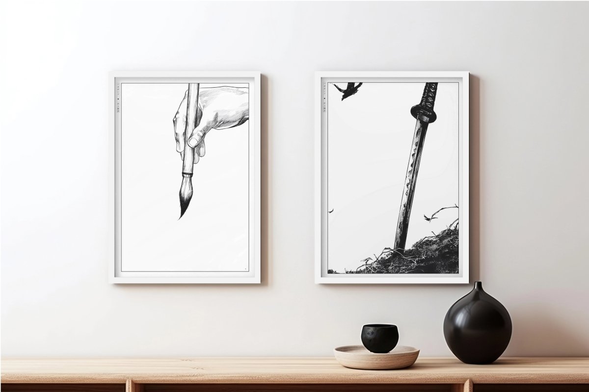Vagabond - Legacy (Set of 2) - Art Only - White Frame