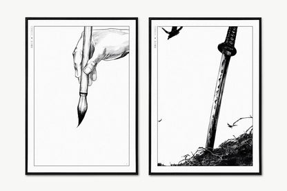 Vagabond - Legacy (Set of 2) - Art Only - Unframed