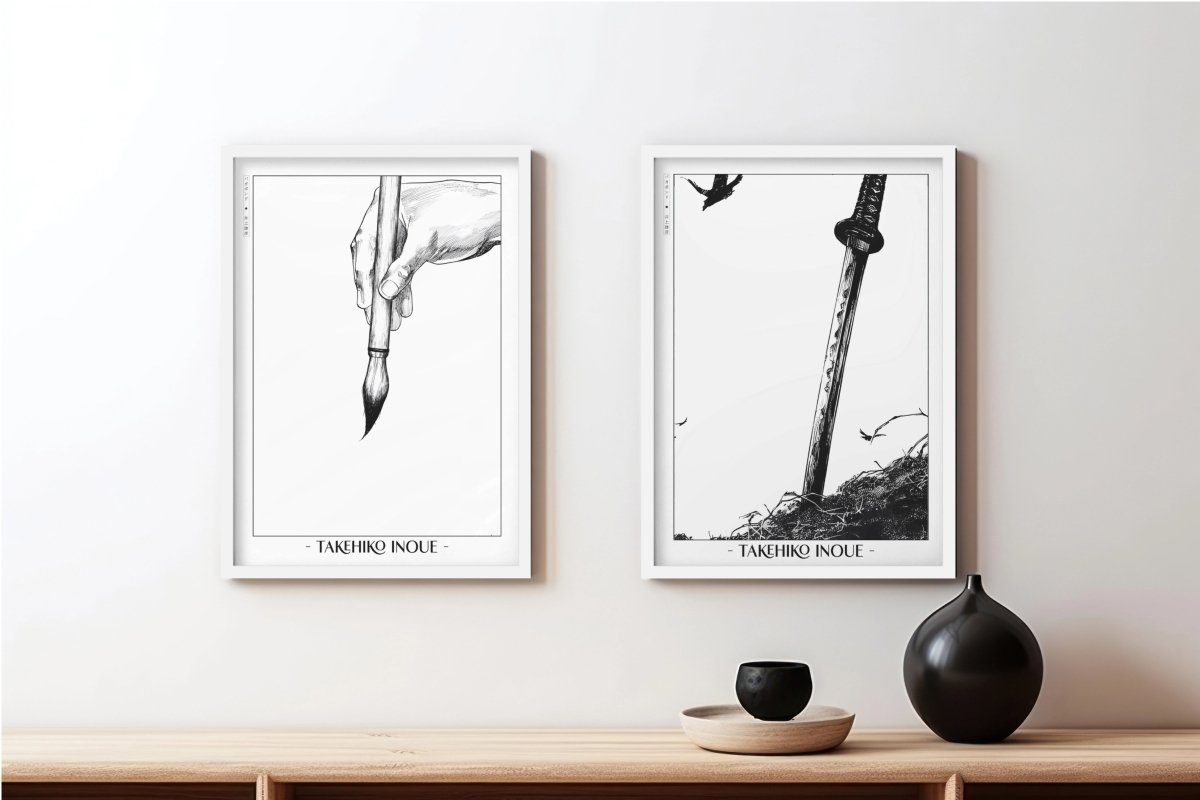 Vagabond - Legacy (Set of 2) - Artist Name - White Frame