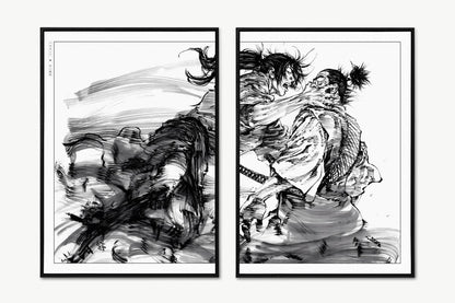 Vagabond - Silent Rage (Split) - Unframed