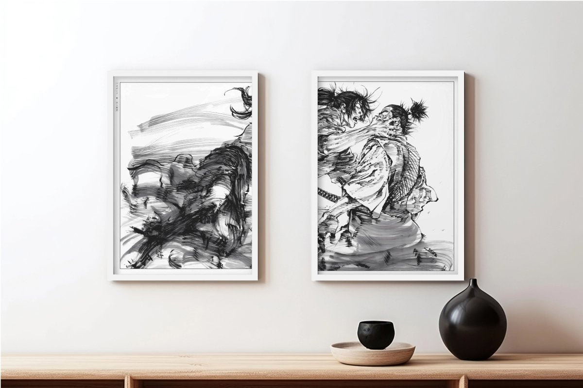 Vagabond - Silent Rage (Split) - White Frame