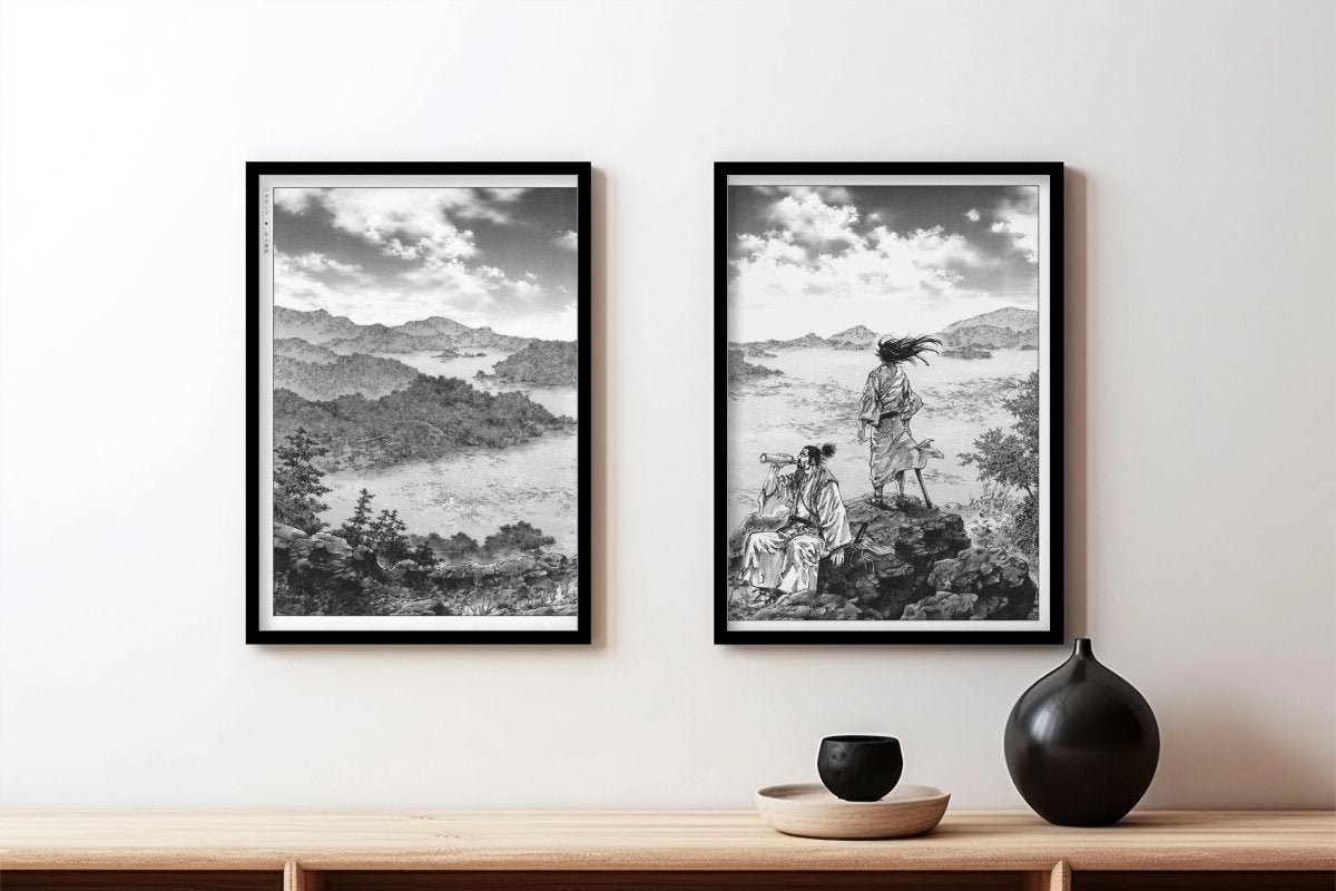 Vagabond - Above the Clouds (Split) - Black Frame