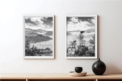 Vagabond - Above the Clouds (Split) - White Frame