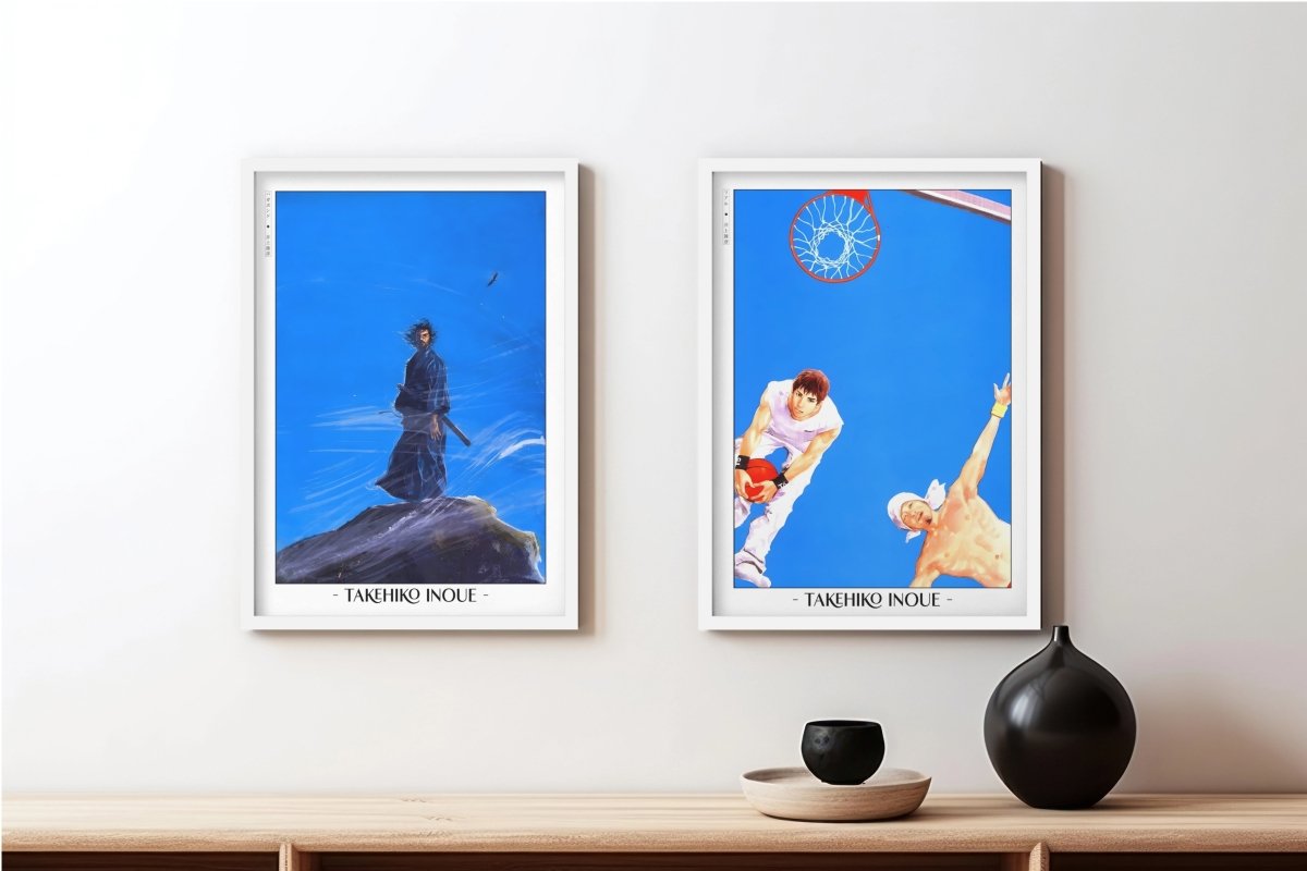 Takehiko Inoue - Deep Blue - Artist Name - White Frame