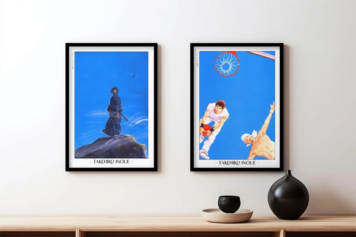 Takehiko Inoue - Deep Blue - Artist Name - Black Frame