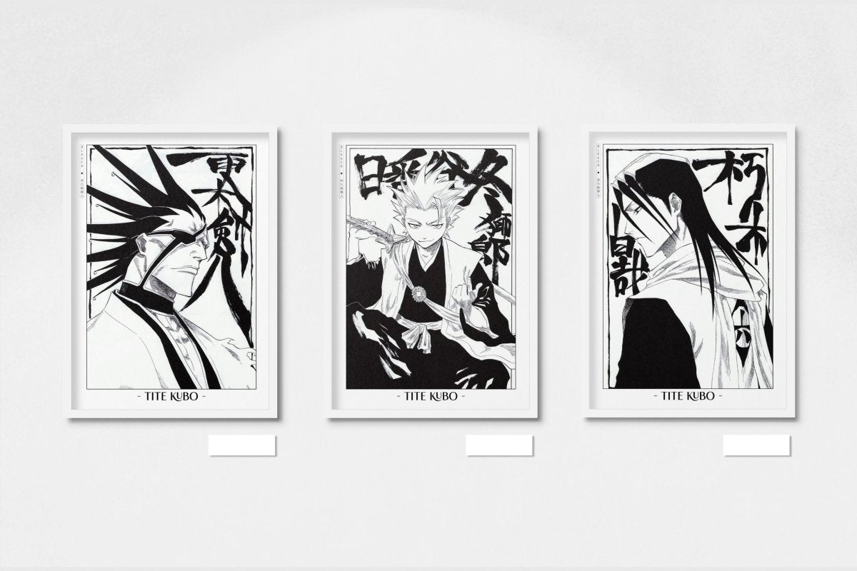 Kubo - Squad Captains (Set of 3) - Artist Name - White Frame