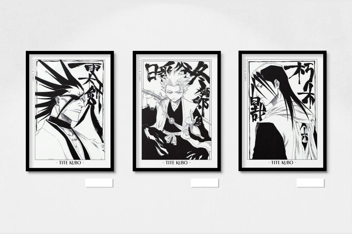 Kubo - Squad Captains (Set of 3) - Artist Name - Black Frame