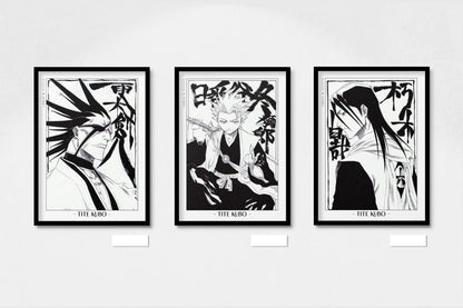 Kubo - Squad Captains (Set of 3) - Artist Name - Black Frame