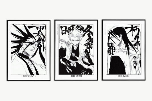 Kubo - Squad Captains (Set of 3) - Artist Name Unframed