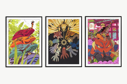 Kishimoto - The Child of Prophecy (Set of 3) - Art Only - Unframed