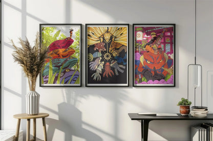 Kishimoto - The Child of Prophecy (Set of 3) - Art Only with Decor