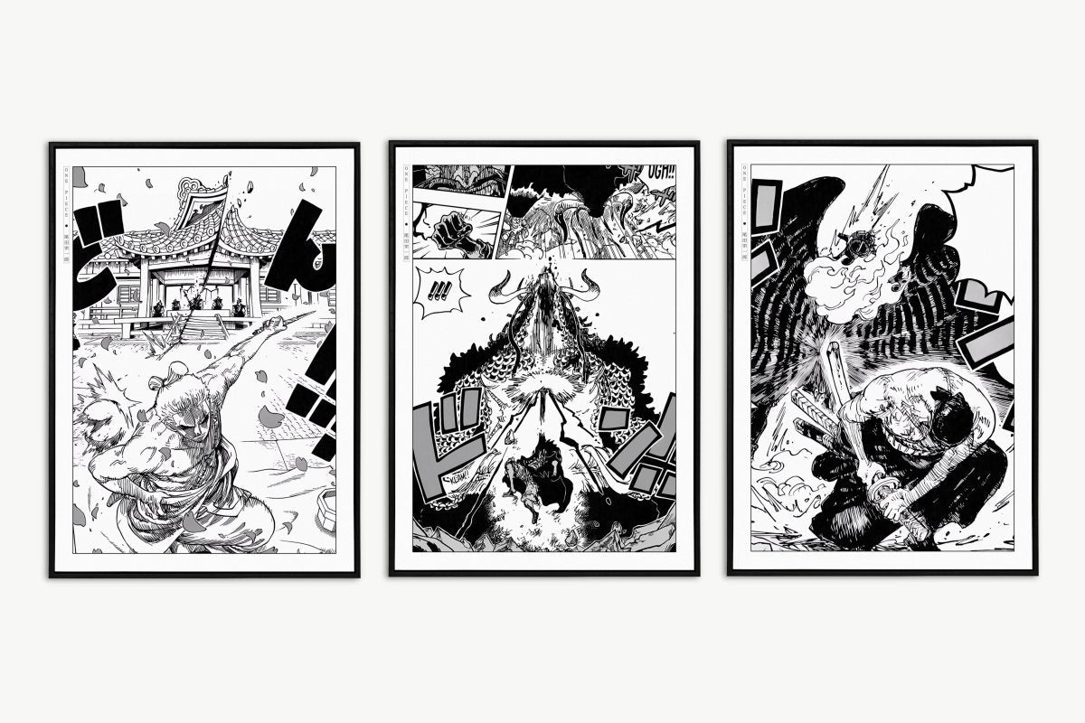 Oda - Wano (Set of 3) - Art Only - Unframed