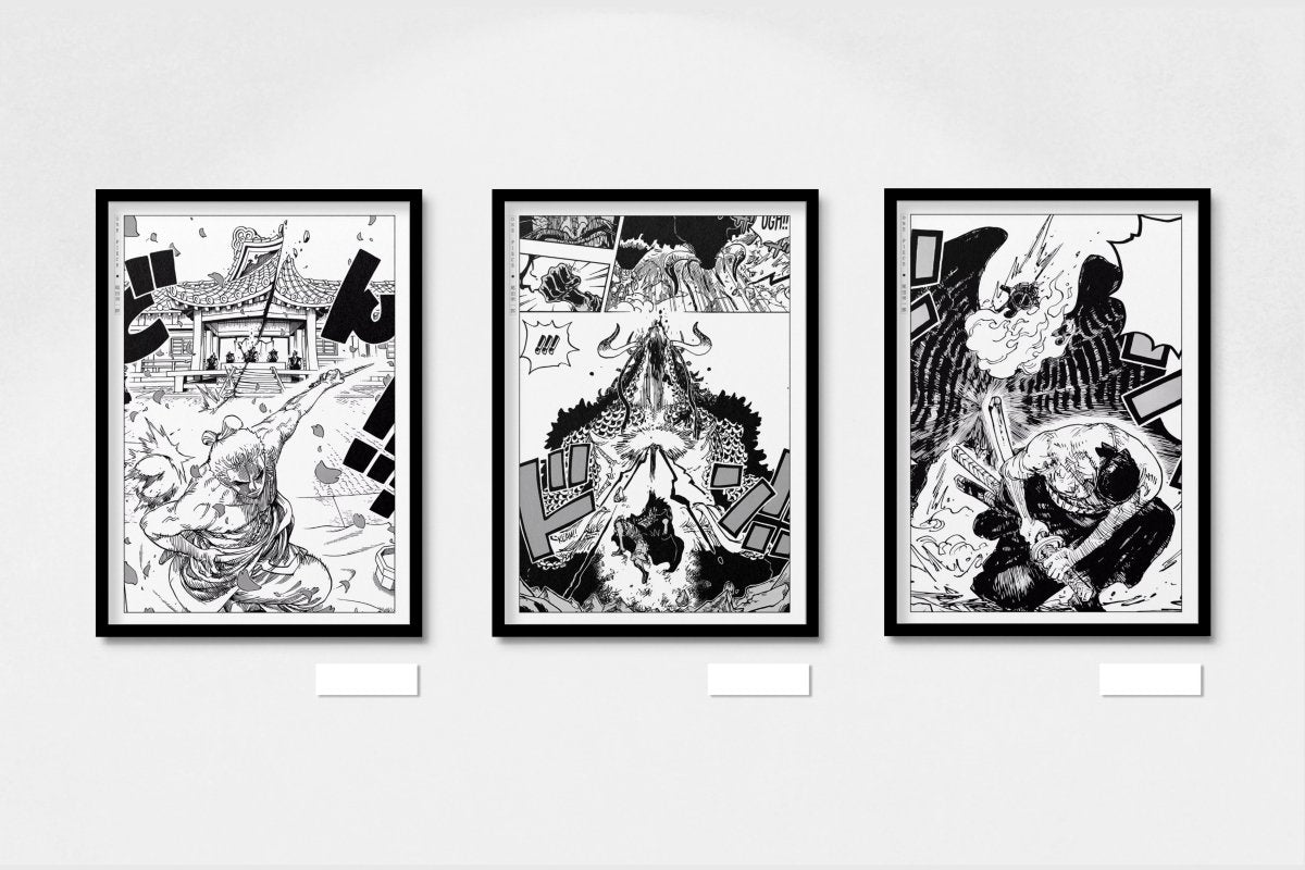 Oda - Wano (Set of 3) - Art Only - Black Frame