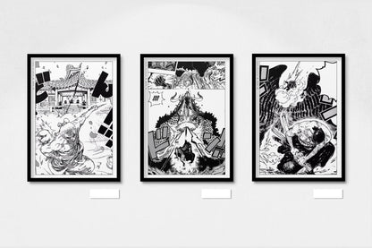 Oda - Wano (Set of 3) - Art Only - Black Frame