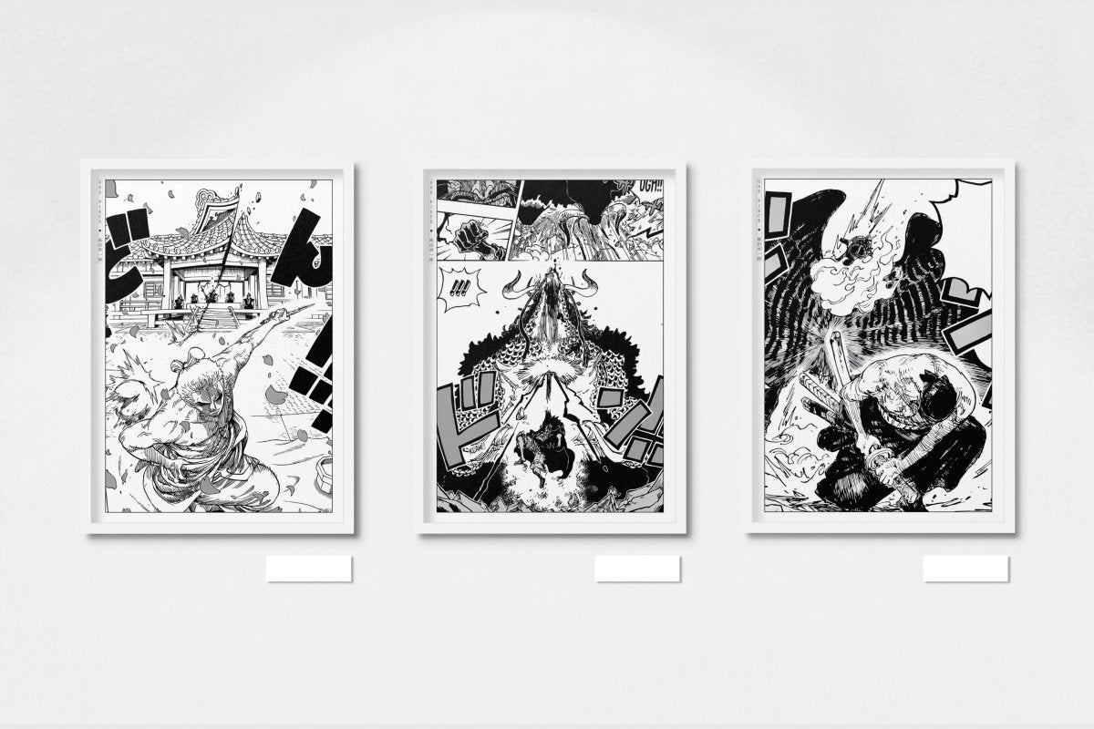 Oda - Wano (Set of 3) - Art Only - White Frame