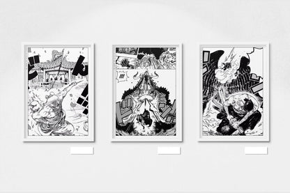 Oda - Wano (Set of 3) - Art Only - White Frame