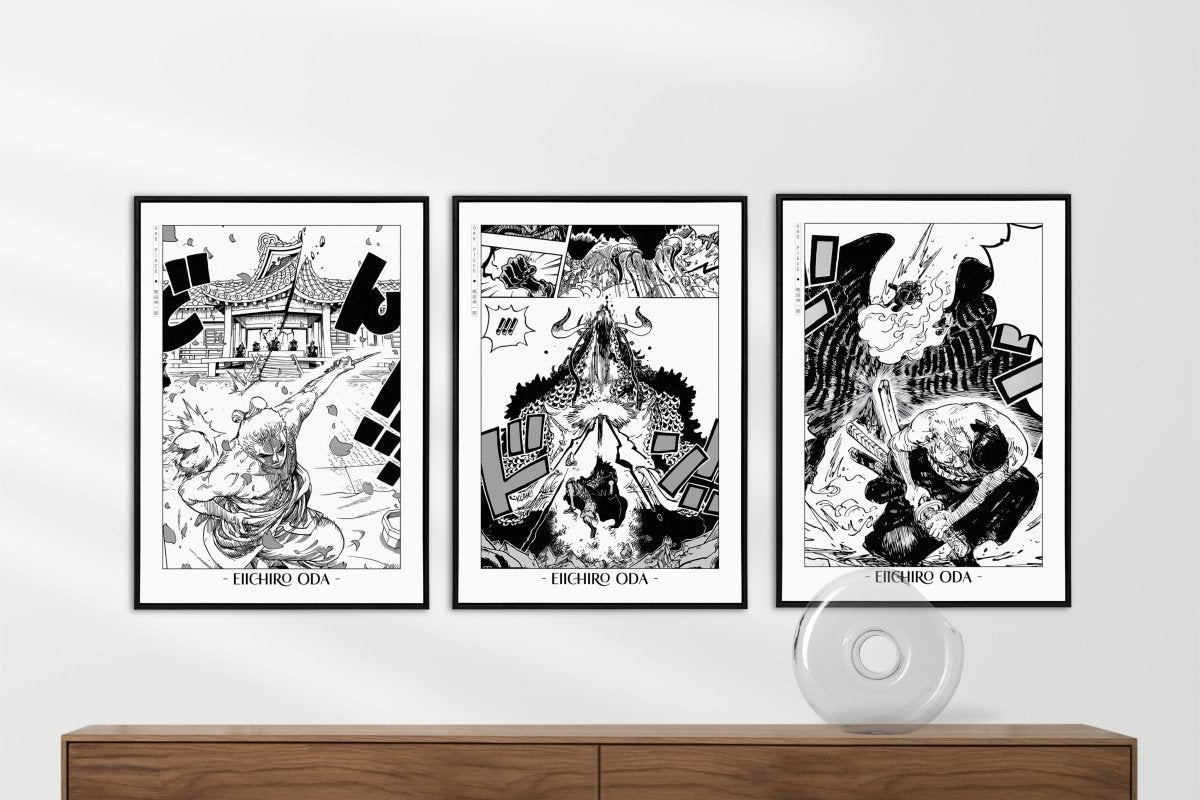 Oda - Wano (Set of 3) - Artist Name with Decor