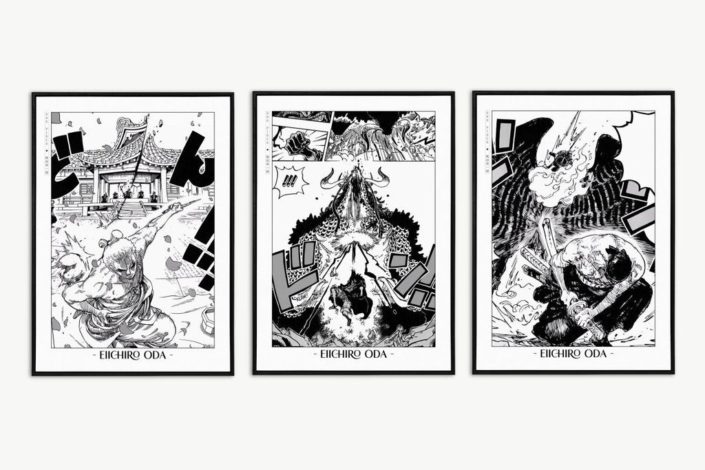 Oda - Wano (Set of 3) - Artist Name Unframed