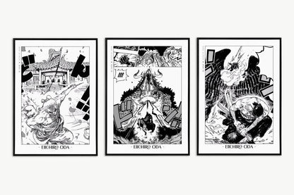 Oda - Wano (Set of 3) - Artist Name Unframed
