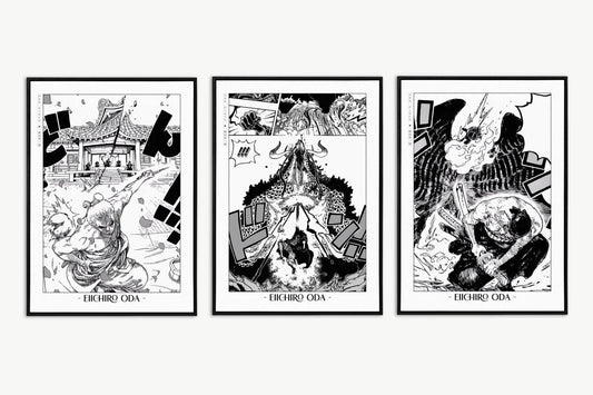 Oda - Wano (Set of 3) - Artist Name Unframed