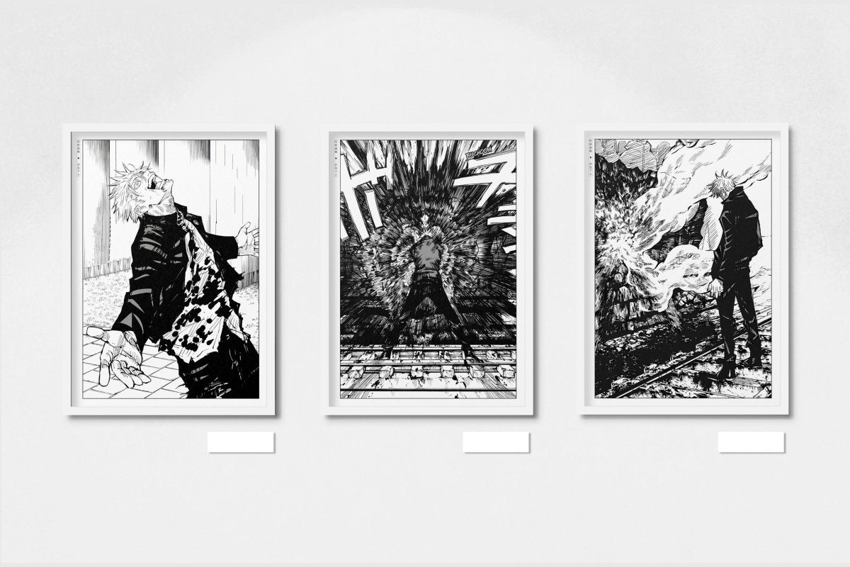Akutami - Insanity (Set of 3) - Art Only - White Frame