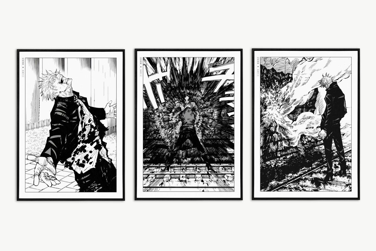Akutami - Insanity (Set of 3) - Art Only - Unframed