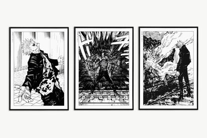 Akutami - Insanity (Set of 3) - Art Only - Unframed