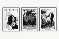 Akutami - Insanity (Set of 3) - Artist Name Unframed