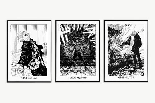 Akutami - Insanity (Set of 3) - Artist Name Unframed
