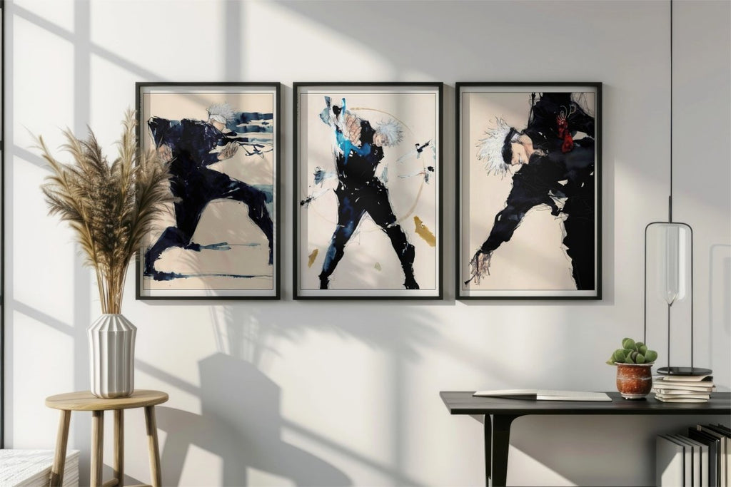 Akutami - Satoru Gojo (Set of 3) - Art Only with Decor