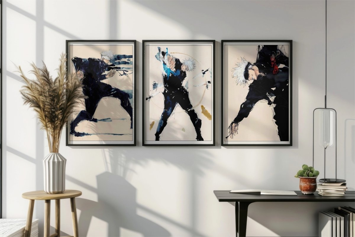 Akutami - Satoru Gojo (Set of 3) - Art Only with Decor