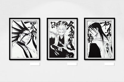 Kubo - Squad Captains (Set of 3) - Art Only - Black Frame