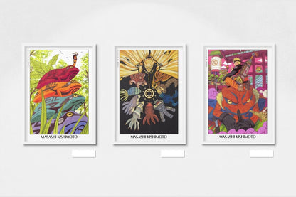 Kishimoto - The Child of Prophecy (Set of 3) - Artist Name - White Frame