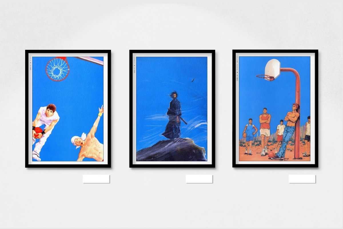 Takehiko Inoue - Blue Stories - Art Only - Black Frame