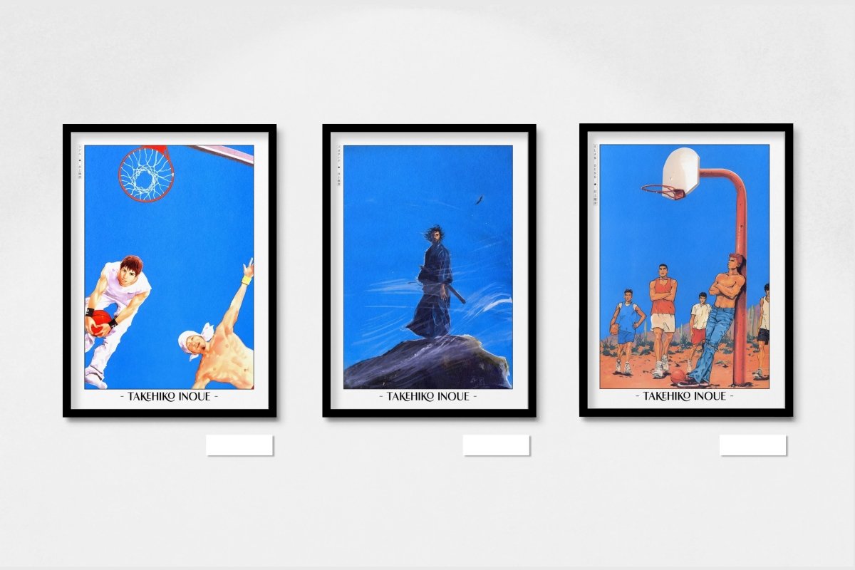 Takehiko Inoue - Blue Stories - Artist Name - Black Frame