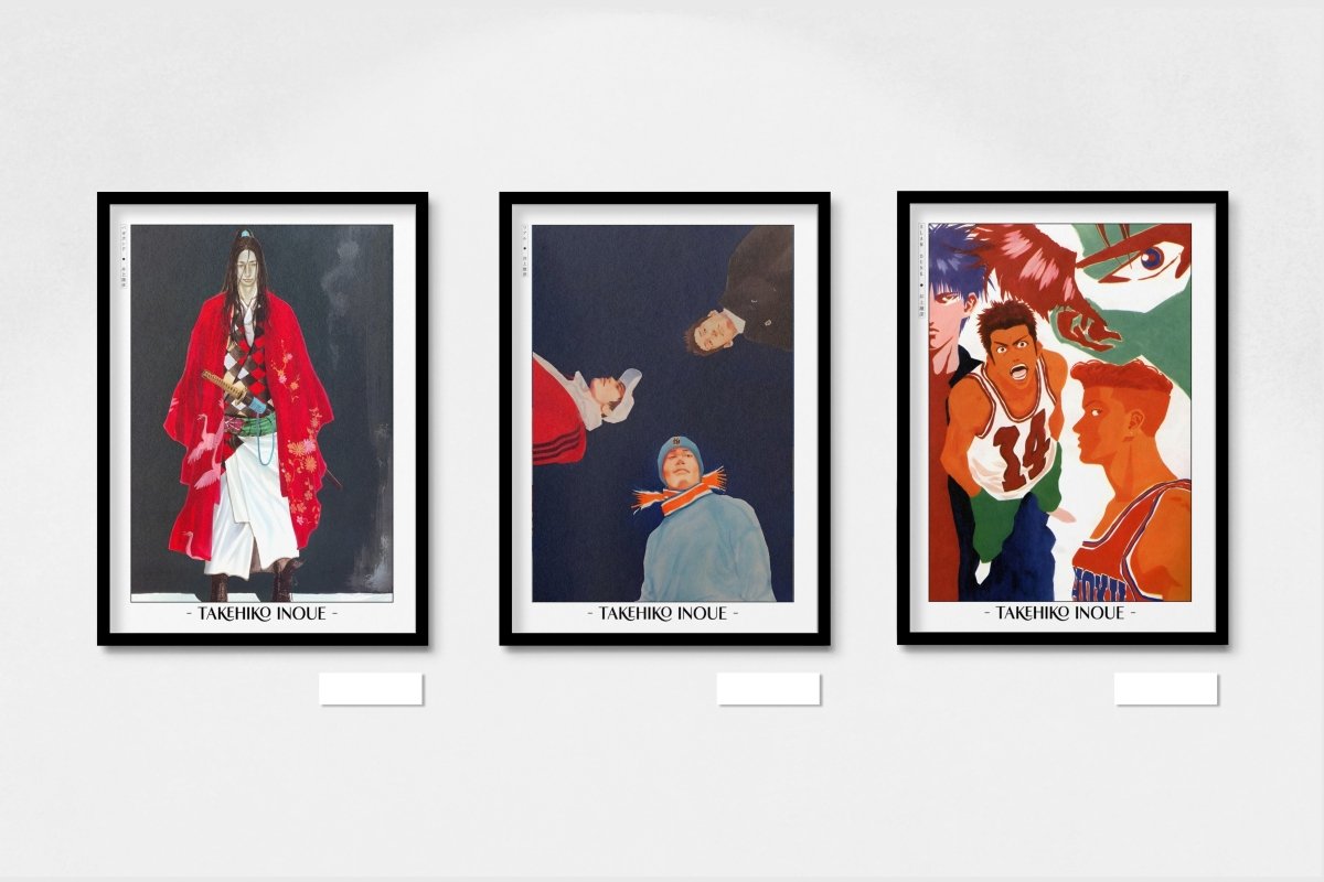 Takehiko Inoue - Artistic Style - Artist Name - Black Frame