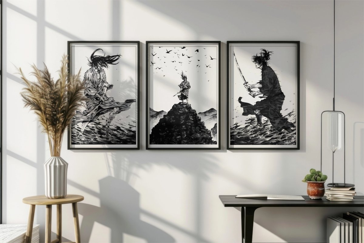 Vagabond - Fateful Battle (Set of 3) - Art Only with Decor