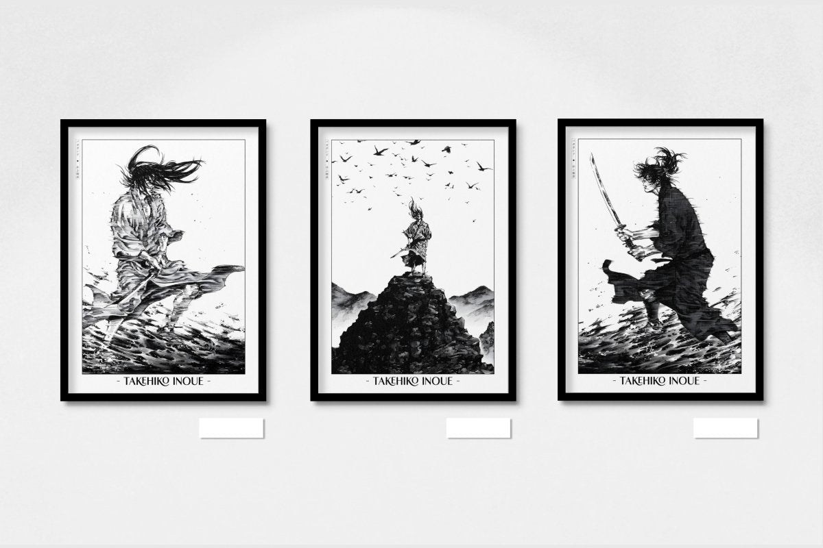 Vagabond - Fateful Battle (Set of 3) - Artist Name - Black Frame