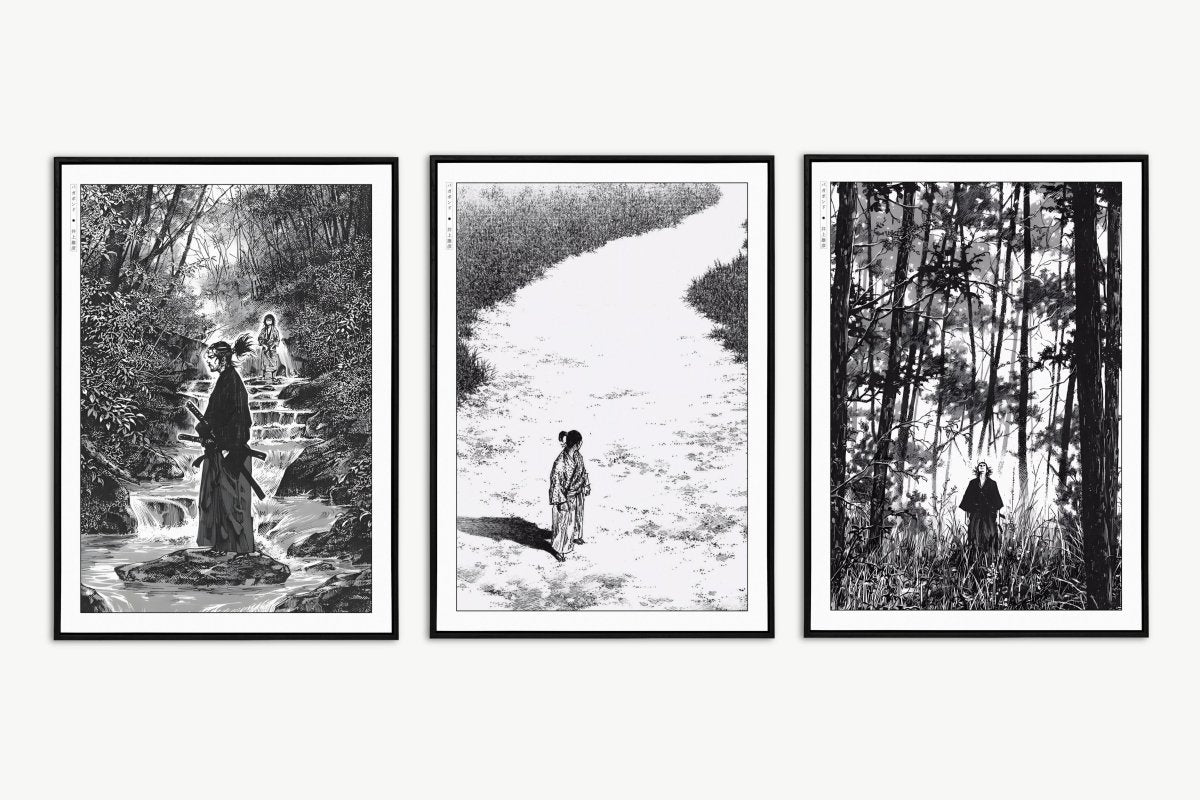 Vagabond - A Long Journey (Set of 3) - Art Only - Unframed