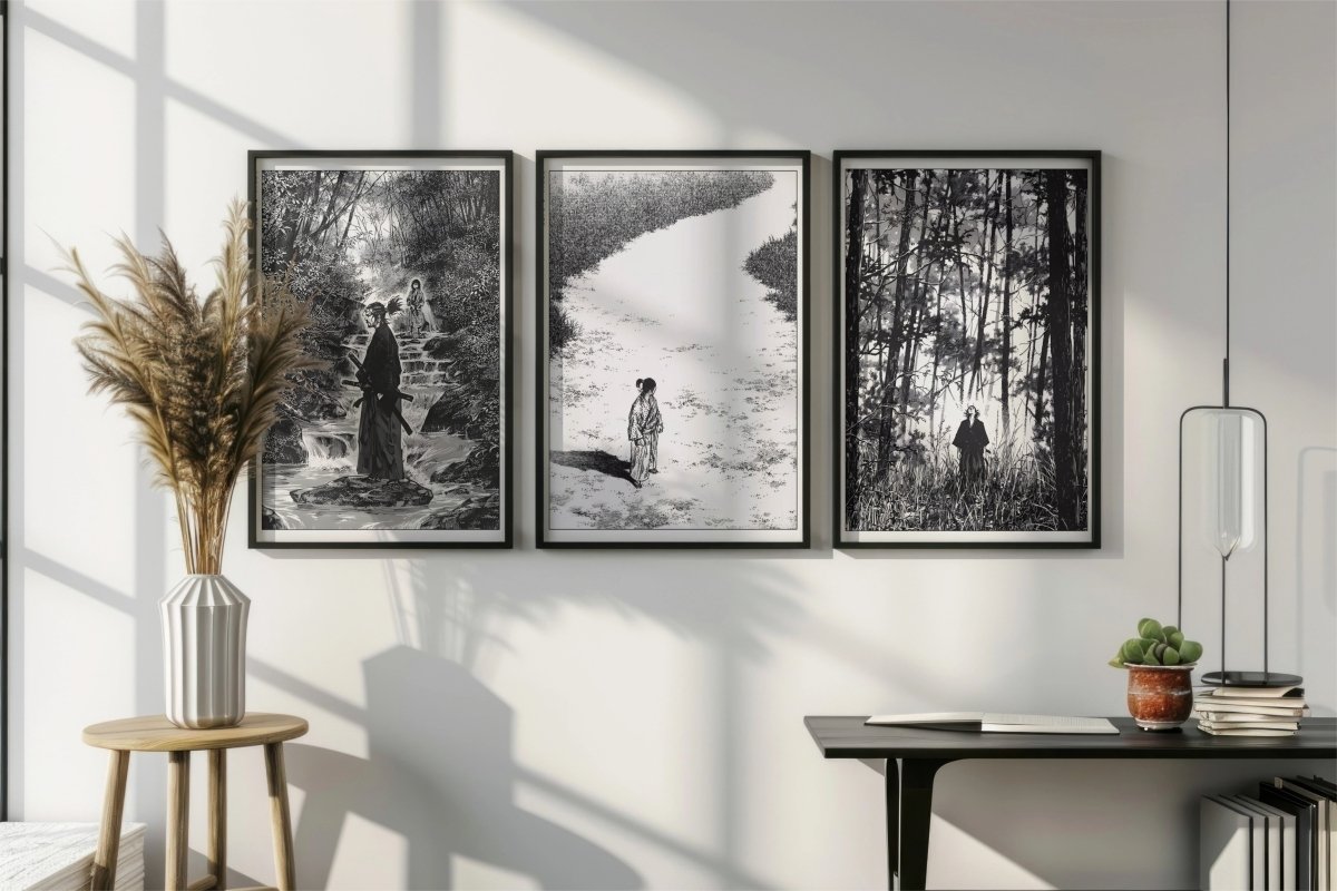 Vagabond - A Long Journey (Set of 3) - Art Only with Decor