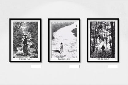 Vagabond - A Long Journey (Set of 3) - Artist Name - Black Frame
