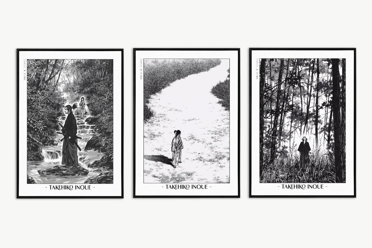 Vagabond - A Long Journey (Set of 3) - Artist Name Unframed