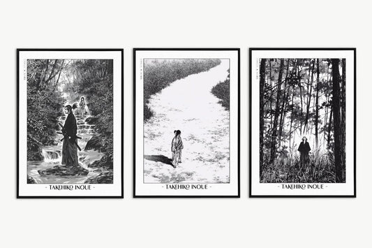 Vagabond - A Long Journey (Set of 3) - Artist Name Unframed