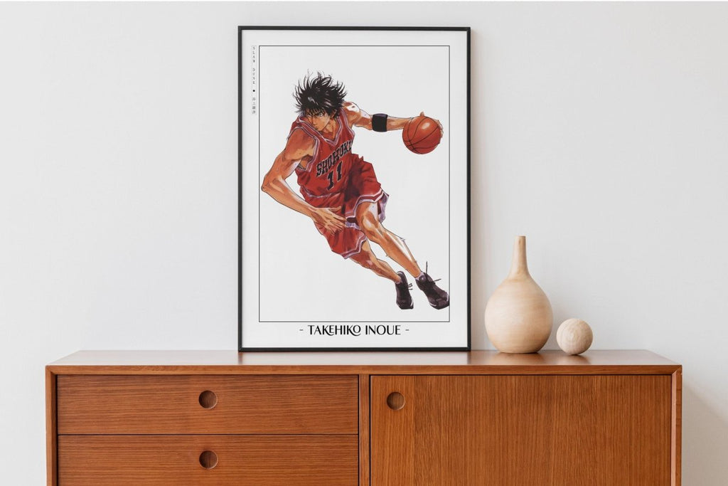 Slam Dunk - Kaede Rukawa - Artist Name with Decor
