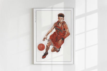 Slam Dunk - Ryota Miyagi - Art Only - White Frame