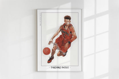 Slam Dunk - Ryota Miyagi - Artist Name - White Frame